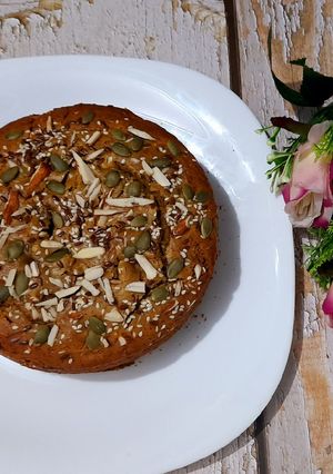 A picture of Multiseed Wheat flour Cake.