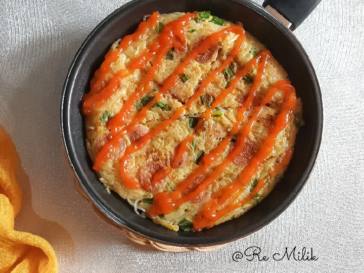 Cara Gampang Menyiapkan 200. Omelette Bihun Sosis, Bikin Ngiler