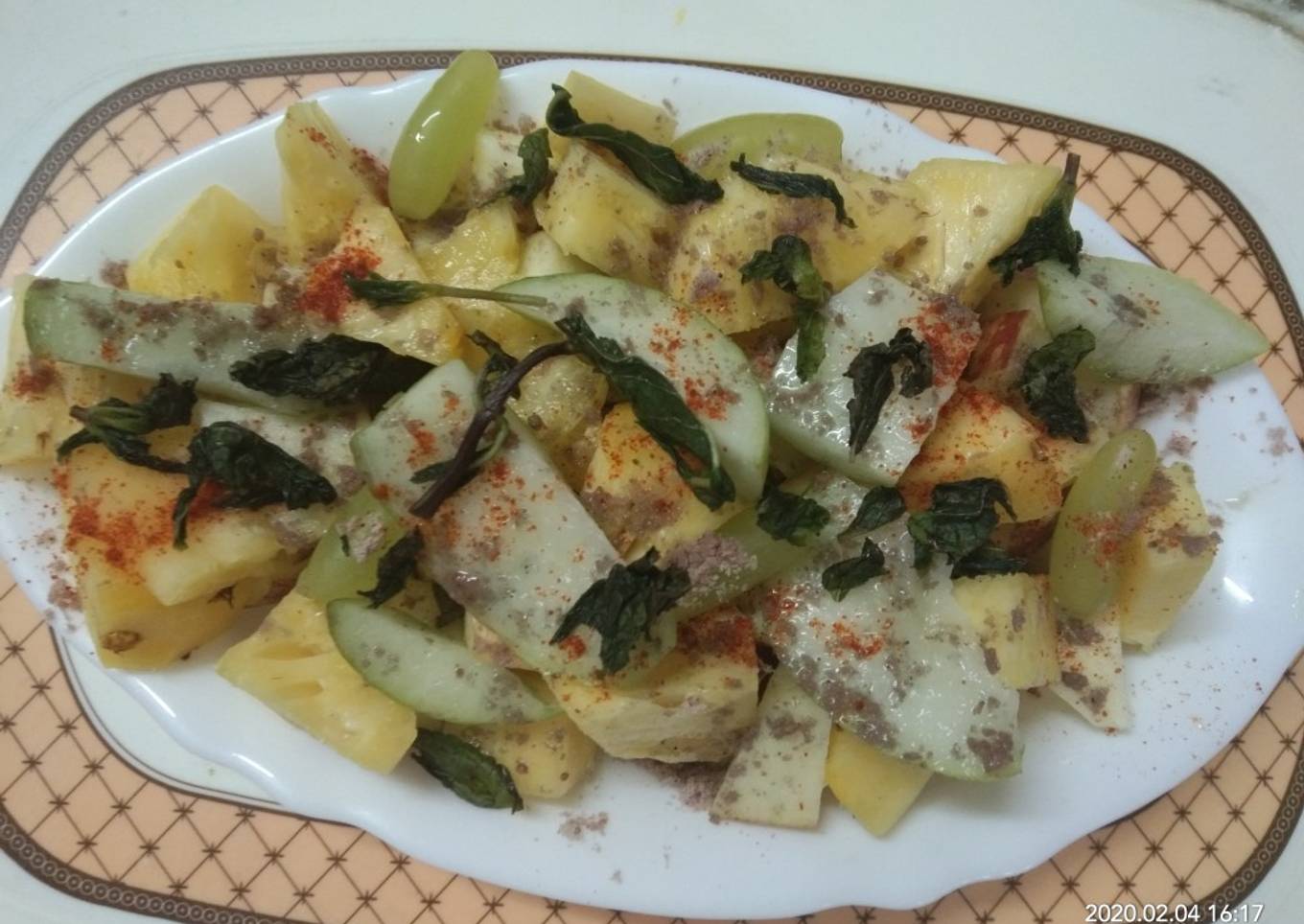 Mixed Fruit Mint Salad