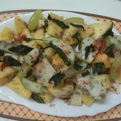 A picture of Mixed Fruit Mint Salad.