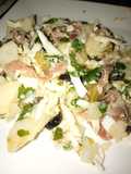 Ensalada de patata con jamón serrano