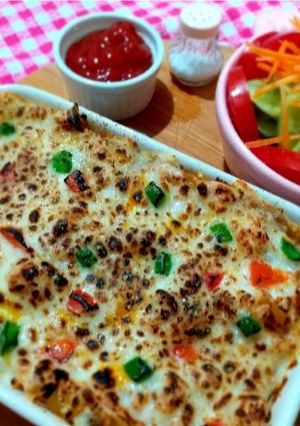 عکسی از دستور پاستا پنیری