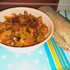 A picture of Pumpkin sabzi.