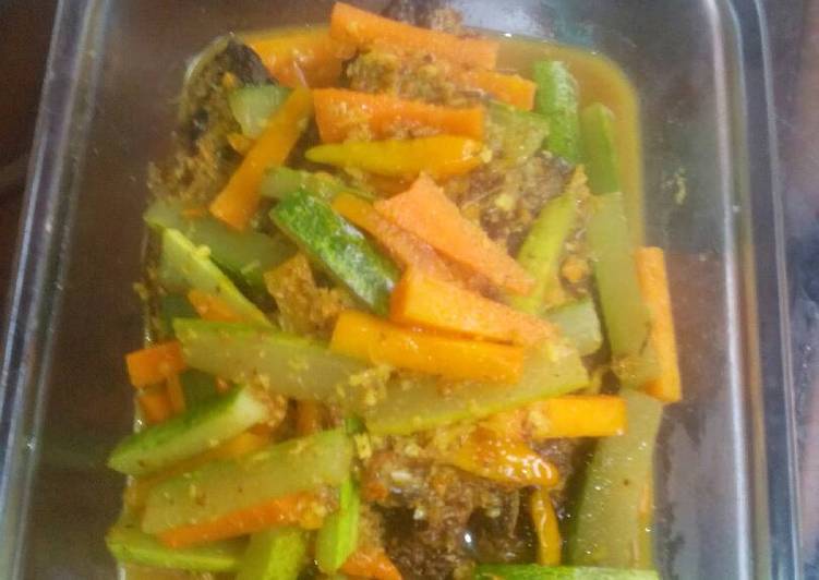 Cara buat Acar ikan mas Sederhana Untuk Jualan