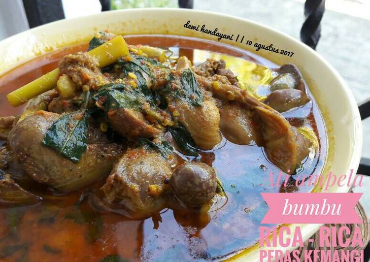 Resep Ati ampela rica pedas kemangi Anti Gagal