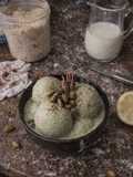 Helado de pistacho casero
