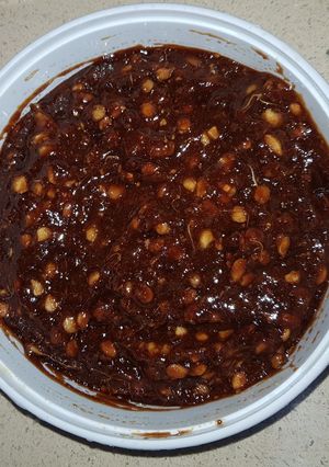 A picture of Simple wood apple chutney.
