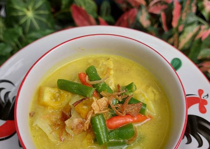 Resep 96. Sayur Lodeh Labu Kuning Anti Gagal