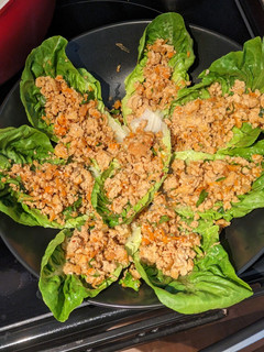 A picture of Little Gem Tofu Lettuce Wraps.