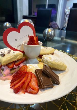 Una foto de Scones especial San Valentín