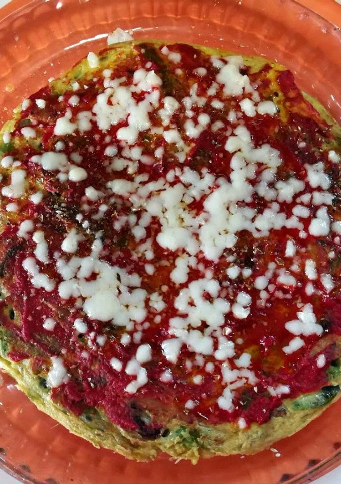 Una foto de Tortipizza de verdura