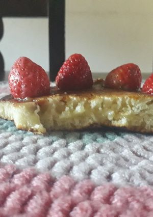 Una foto de Tortilla dulce decorada