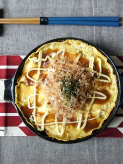 大阪燒風炒飯 的食譜成品照片