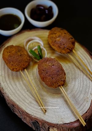 A picture of Soya Chaap.