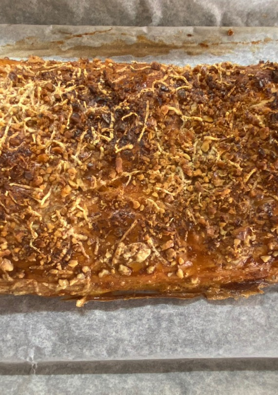 Una foto de Hojaldre relleno