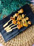 Yakitori kawa (sate paha ayam ala Jepang) sederhana tanpa marinasi awal bisa untuk diet