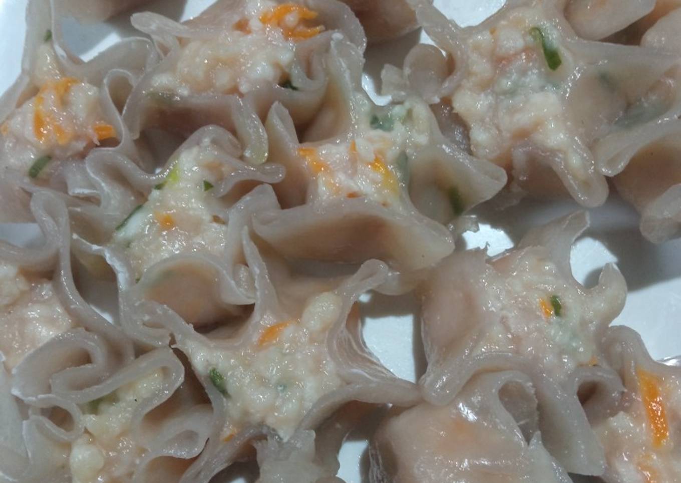 Pangsit isi ayam gluten free untuk Gerd