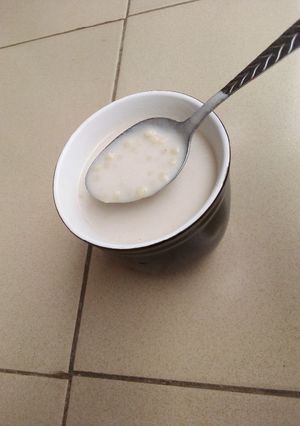 A picture of Kunun gyada with plombs.