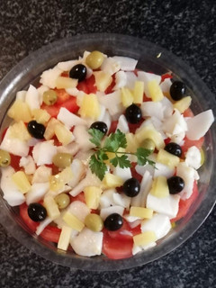 Una foto de Ensalada de bacalao