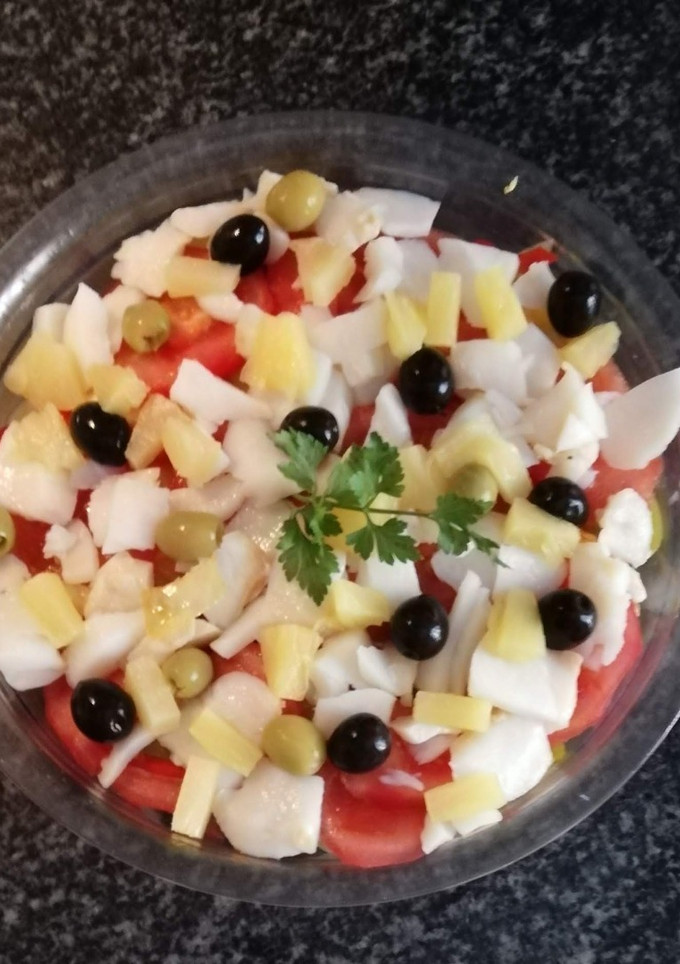 Una foto de Ensalada de bacalao