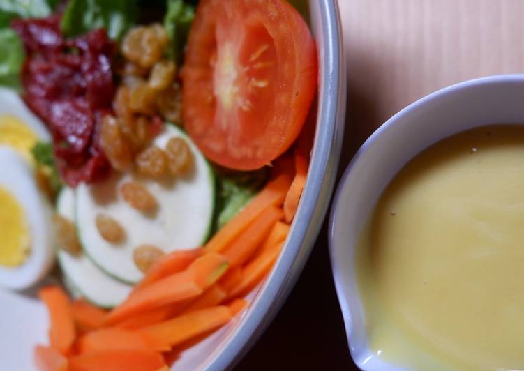 Resep Honey Mustard Dressing Salad Lezat Sekali