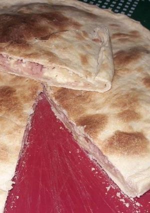 Una foto de Tarta de jamón y queso