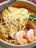 The Best Laksa Noodle Soup 😍🌶🍋🍝🍤🍜