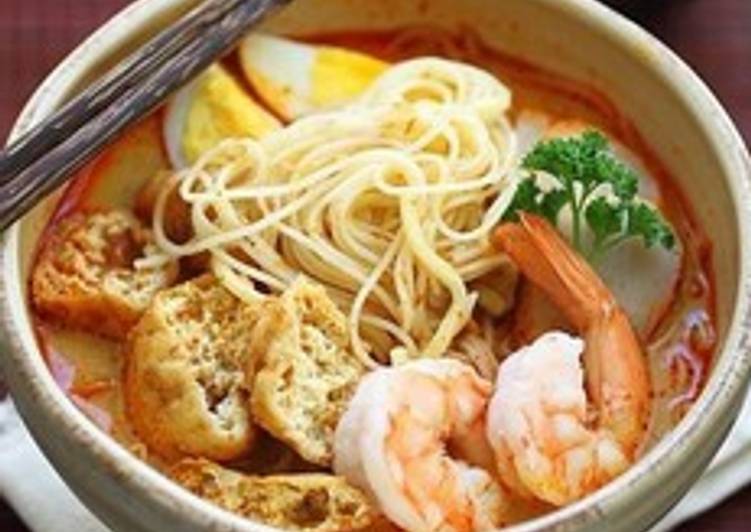 Steps to Make Any-night-of-the-week The Best Laksa Noodle Soup 😍🌶🍋🍝🍤🍜