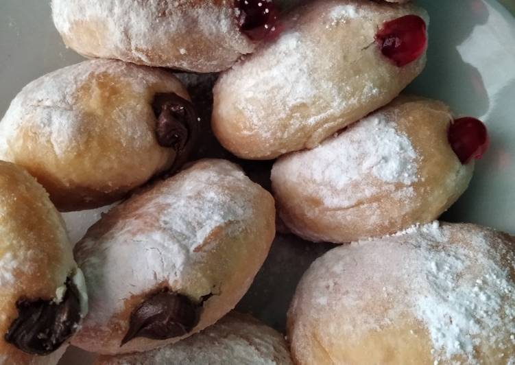 makanan Donat Bombolani isi slai Anti Gagal