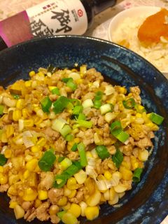 【御釀快炒提味】玉米粒炒肉末 的食譜成品照片
