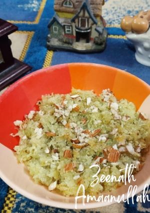 A picture of Bottle Gourd Halwa.