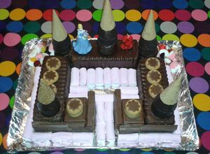 Foto principal de Tarta castillo de chocolate