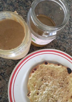 Una foto de Panqueque de avena en 5 min!