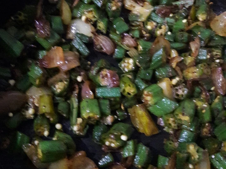 Recipe Bhindi do Pyaza which Delicious