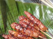 Gambar sate daging giling