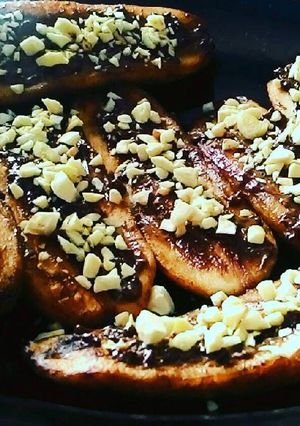 Foto resep pisang ovomaltine kacang mede
