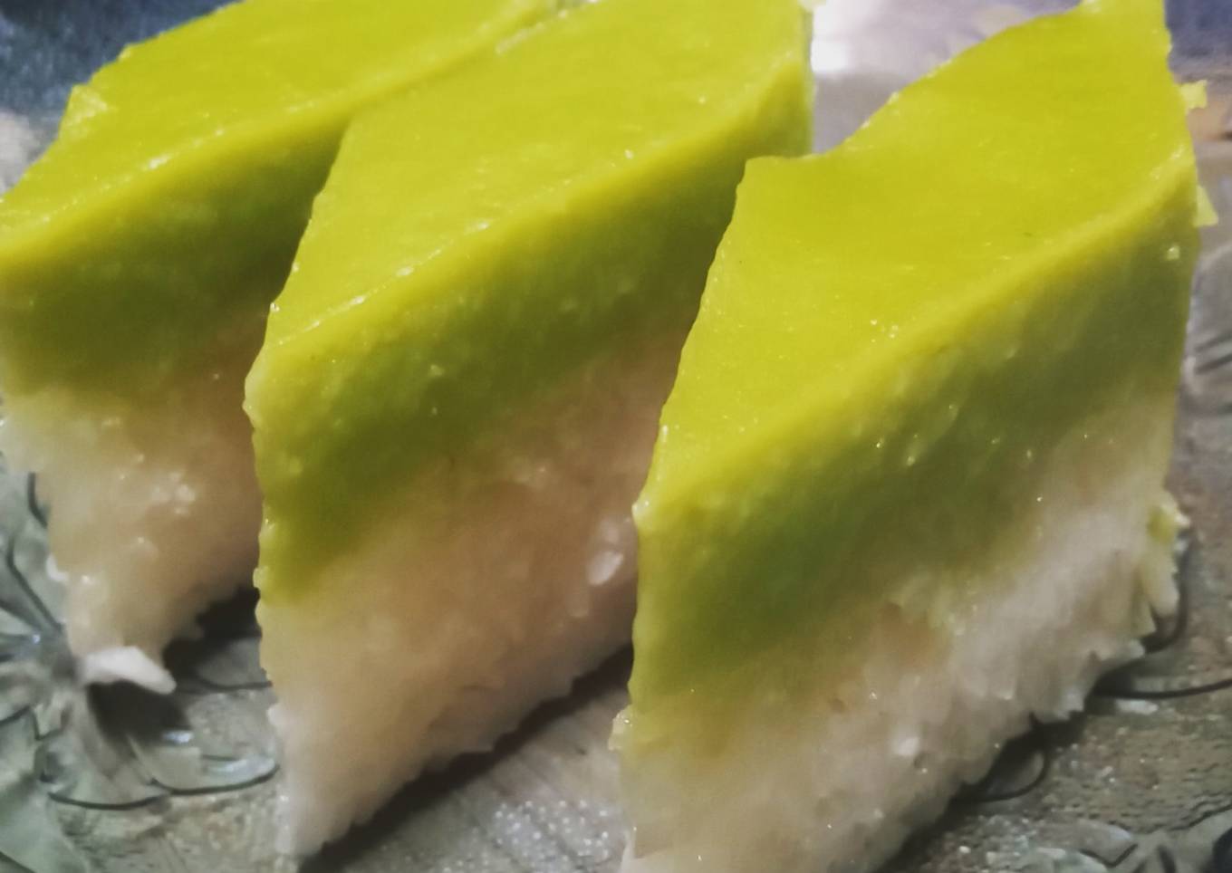 Kue Talam Ketan Pandan