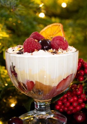 A picture of Christmas Trifle.