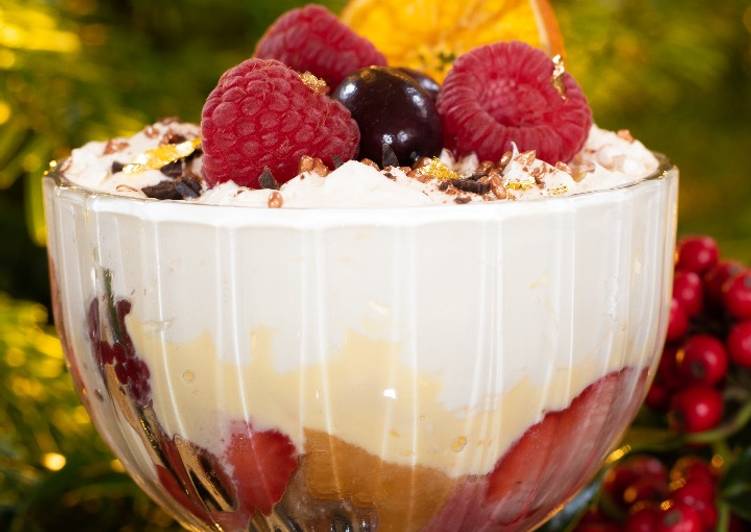 Simple Way to Cook Ultimate Christmas Trifle