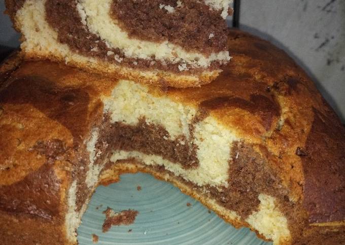 Recipe of Super Quick Zebra cake