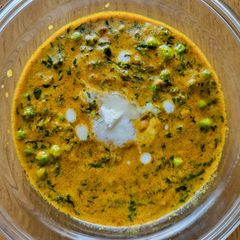 A picture of Methi matar malai.