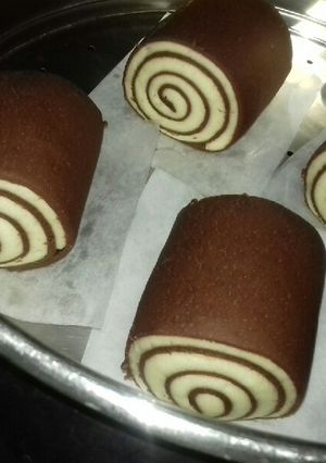 Foto resep Chocolate Spiral Mantow Buns