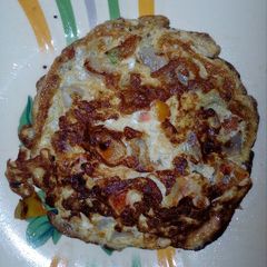 A picture of Fried egg with lemon taste.