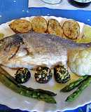 Dorada en su jugo al horno