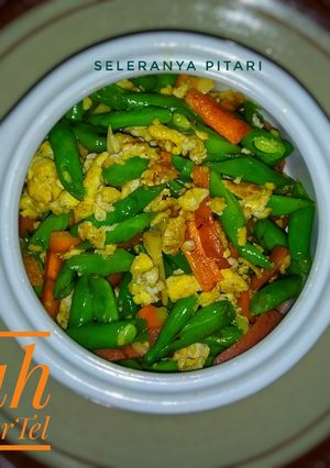Foto resep Cah Buncis Telur Wortel