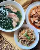 Mâm cơm 3 món thơm ngon, hấp dẫn
