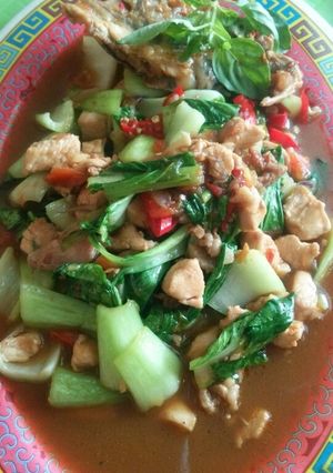 Foto resep Cah Ayam pakcoy