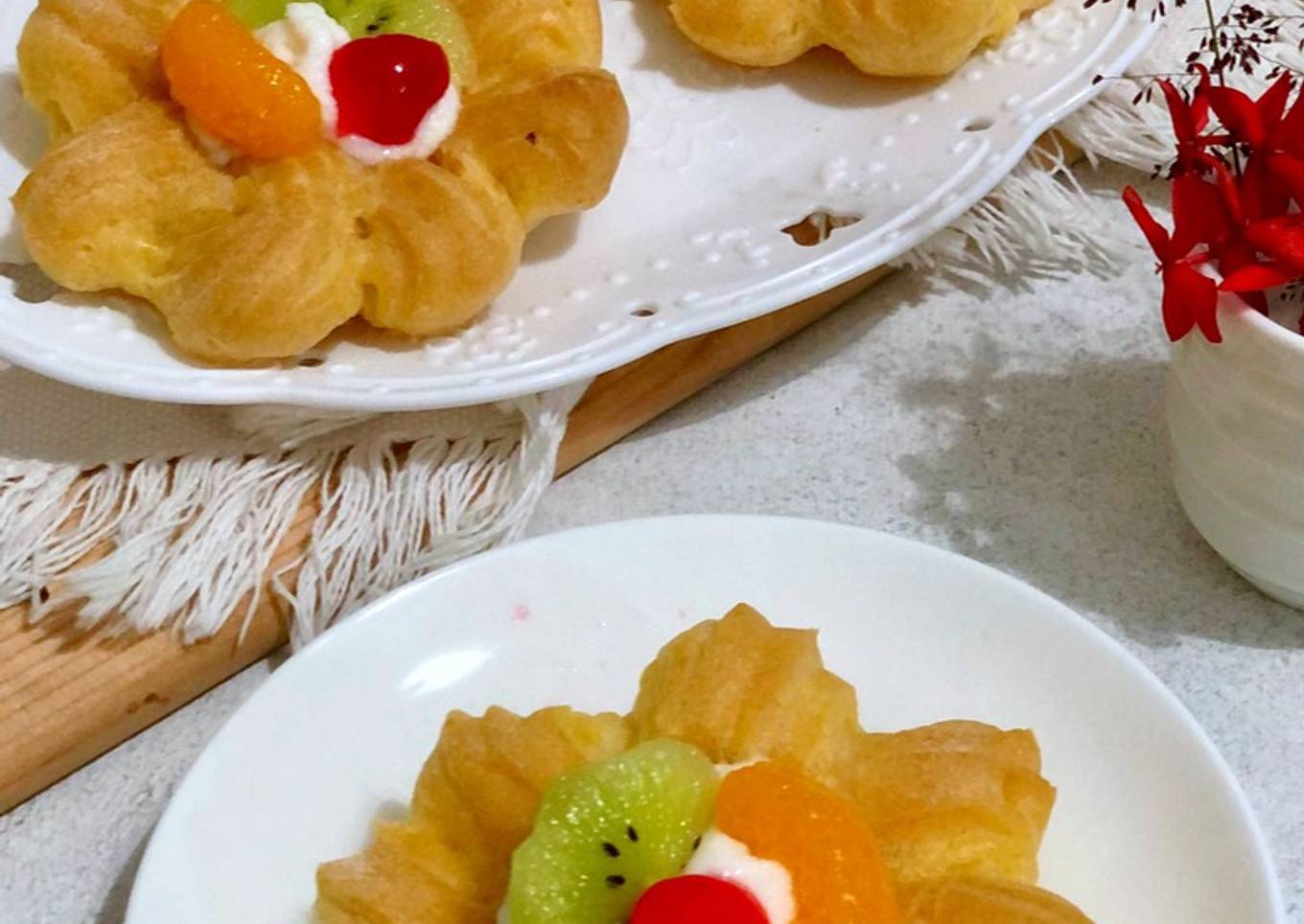 Kue Sus Bunga / Choux