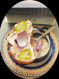 Lazackrém ricottával recept fotója
