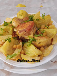 صورة لوصفة طاجين البسباس 🍲